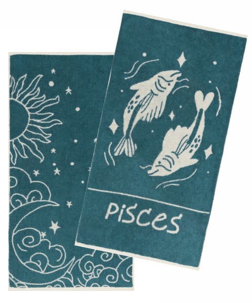 ZODIAC-PISCES ΣΕΤ 2 ΤΕΜ ΠΕΤΣΕΤΕΣ ΠΡΟΣΩΠΟΥ (50X90)