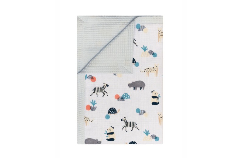 YN 25 ANIMALS A ΚΟΥΒΕΡΤΑ ΑΓΚΑΛΙΑΣ ΔΙΠΛΗΣ ΟΨΗΣ 65Χ100 (65X100)