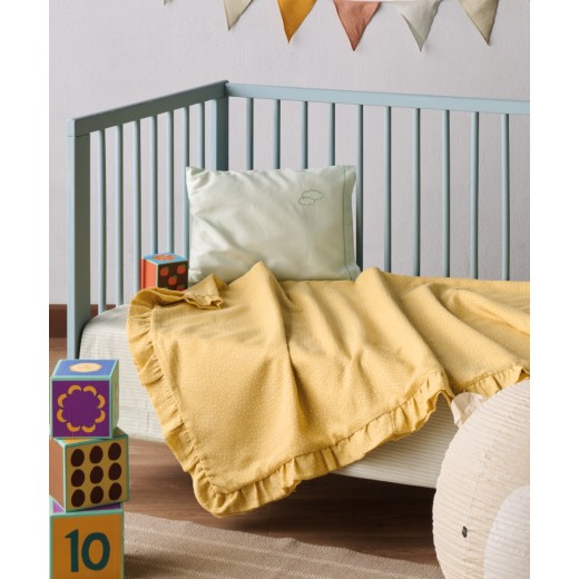 YN 25 YELLOW- WHITE ΚΟΥΒΕΡΤΑ ΑΓΚΑΛΙΑΣ ΜΕ ΒΟΛΑΝ 65Χ100 (65X100)